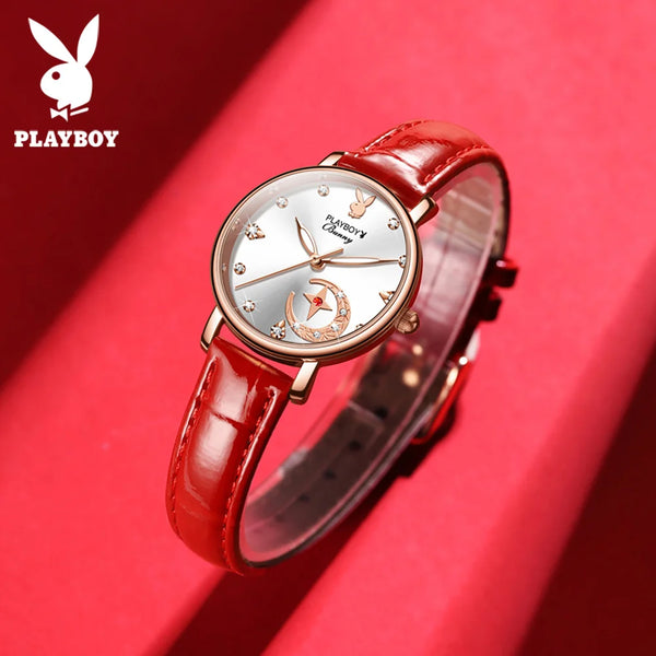 Luxury Leather Quartz Watch for Women