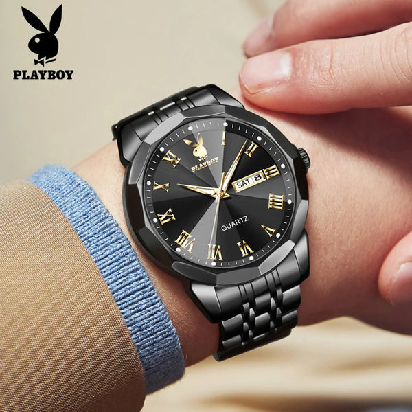 Stainless Steel Quartz Watch for Men