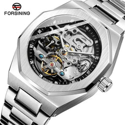 Stainless Steel Automatic Mechanical Military Sports Watch for Men