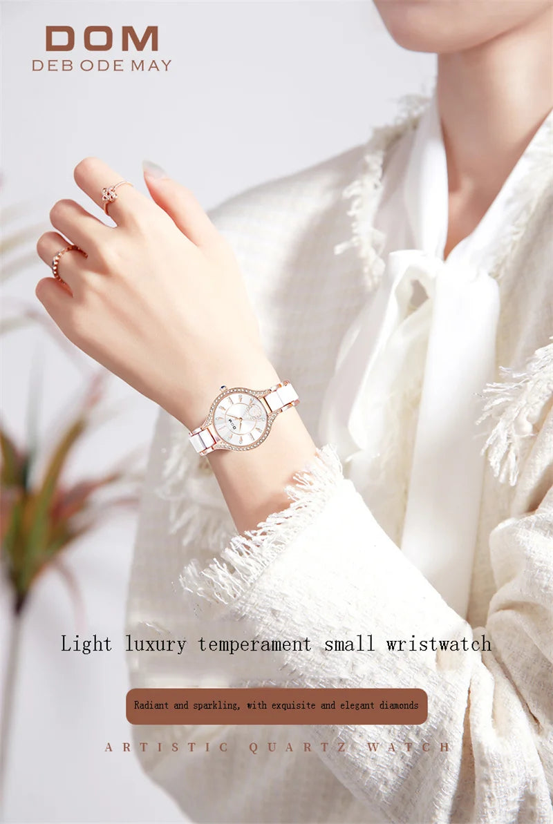 Stainless Steel Elegant Luxury Watch for Women