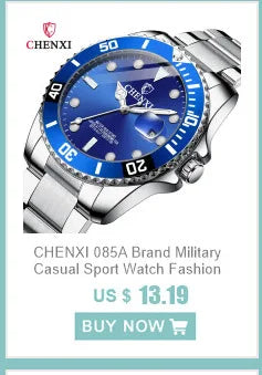 Stainless Steel Leather Luxury Transparent Quartz Watch with Date and Luminous Hands for Men