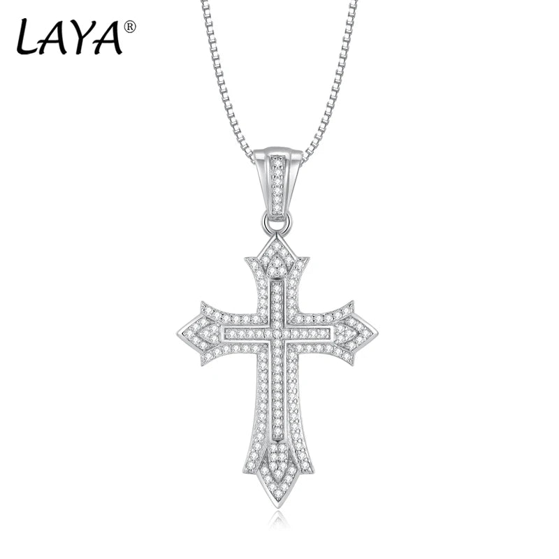 Sterling Silver Cross Pendant for Men and Women