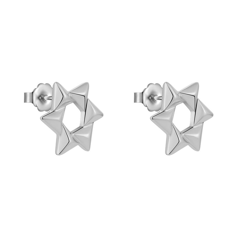 ENFASHION Pendientes Snowflake Stud Earring For Women Gold Color Aretes Windmill Design Jewelry Christmas Droppshiping E221473