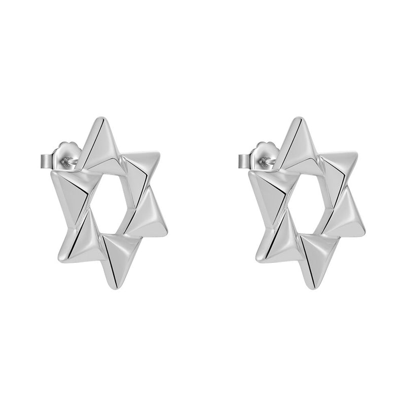 ENFASHION Pendientes Snowflake Stud Earring For Women Gold Color Aretes Windmill Design Jewelry Christmas Droppshiping E221473