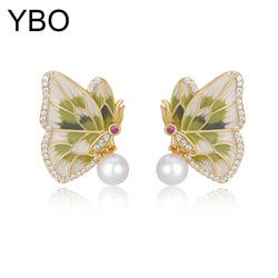 925 Sterling Silver Freshwater Pearl Stud Earrings for Women