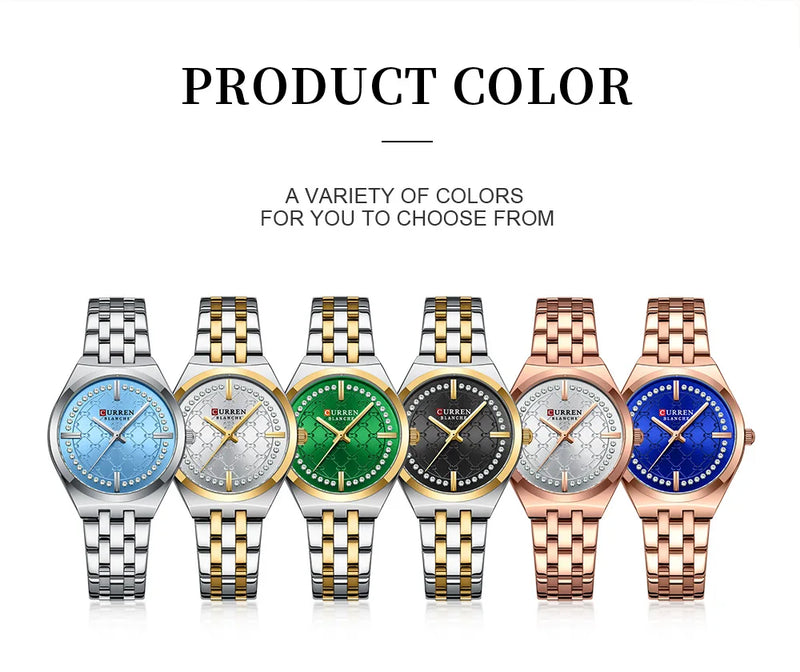 Stainless Steel Quartz Watch for Women