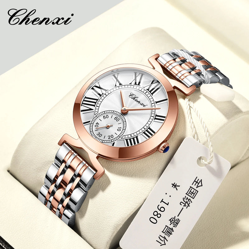 Stainless Steel Quartz Watch for Woman