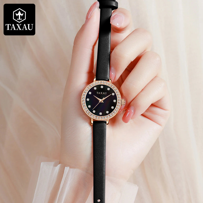 Stainless Steel Multifunctional Waterproof Quartz Watch for Women