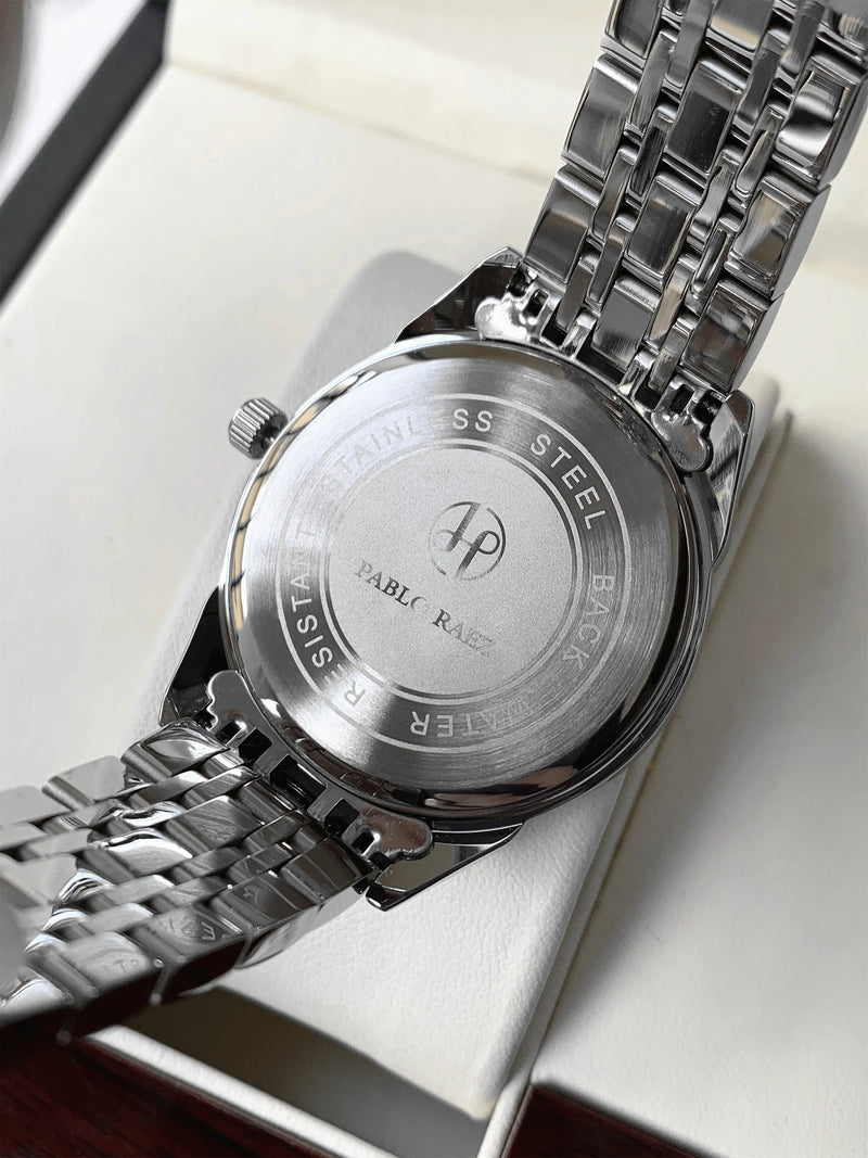 Luxury Luminous Steel Wristwatch for Men - High Quality Waterproof Quartz Fashion Clock