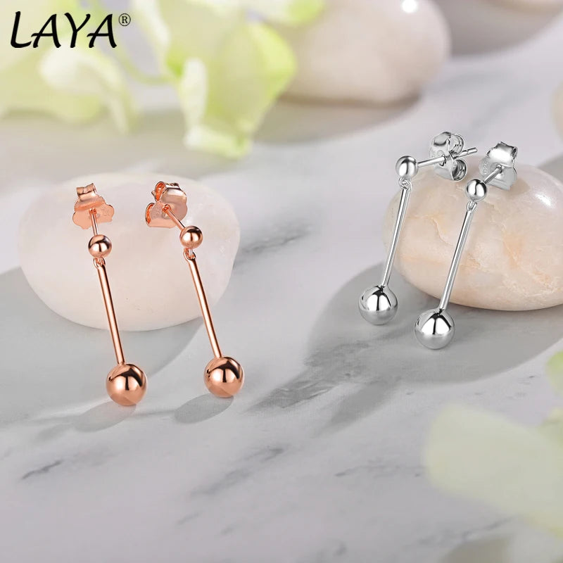 925 Sterling Silver Long Dangle Earrings for Women