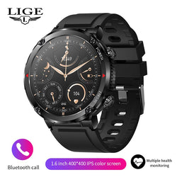 Stainless Steel 1.6 Inch IPS Display Smartwatch with Voice Calling for Men