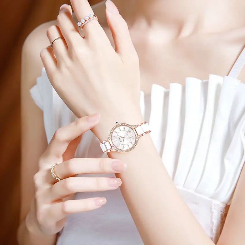 Stainless Steel Elegant Luxury Watch for Women