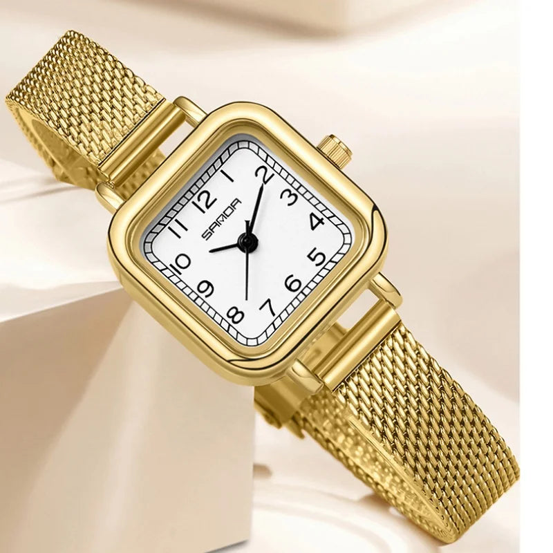 Stainless Steel Quartz Watch for Women