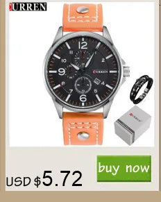 Stainless Steel Quartz Watch, Waterproof, for Men