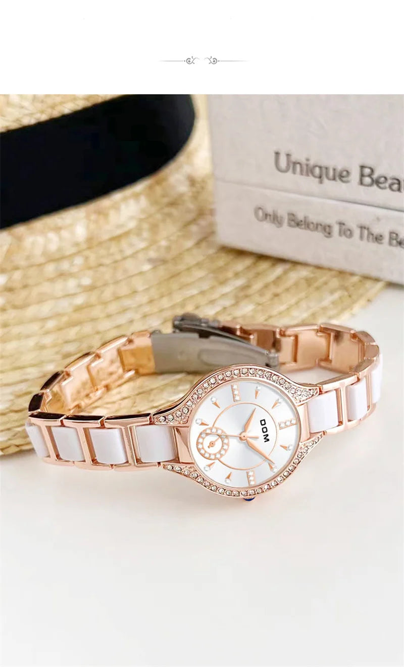 Stainless Steel Elegant Luxury Watch for Women