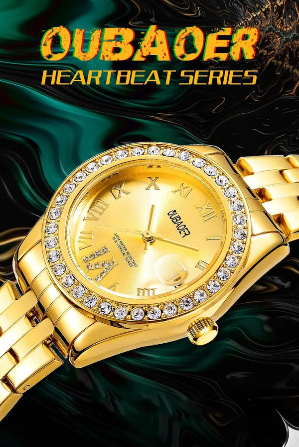 Stainless Steel Sapphire Watch for Women