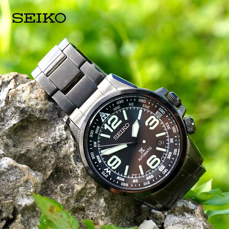 Stainless Steel Automatic Luminous Sports Watch for Men