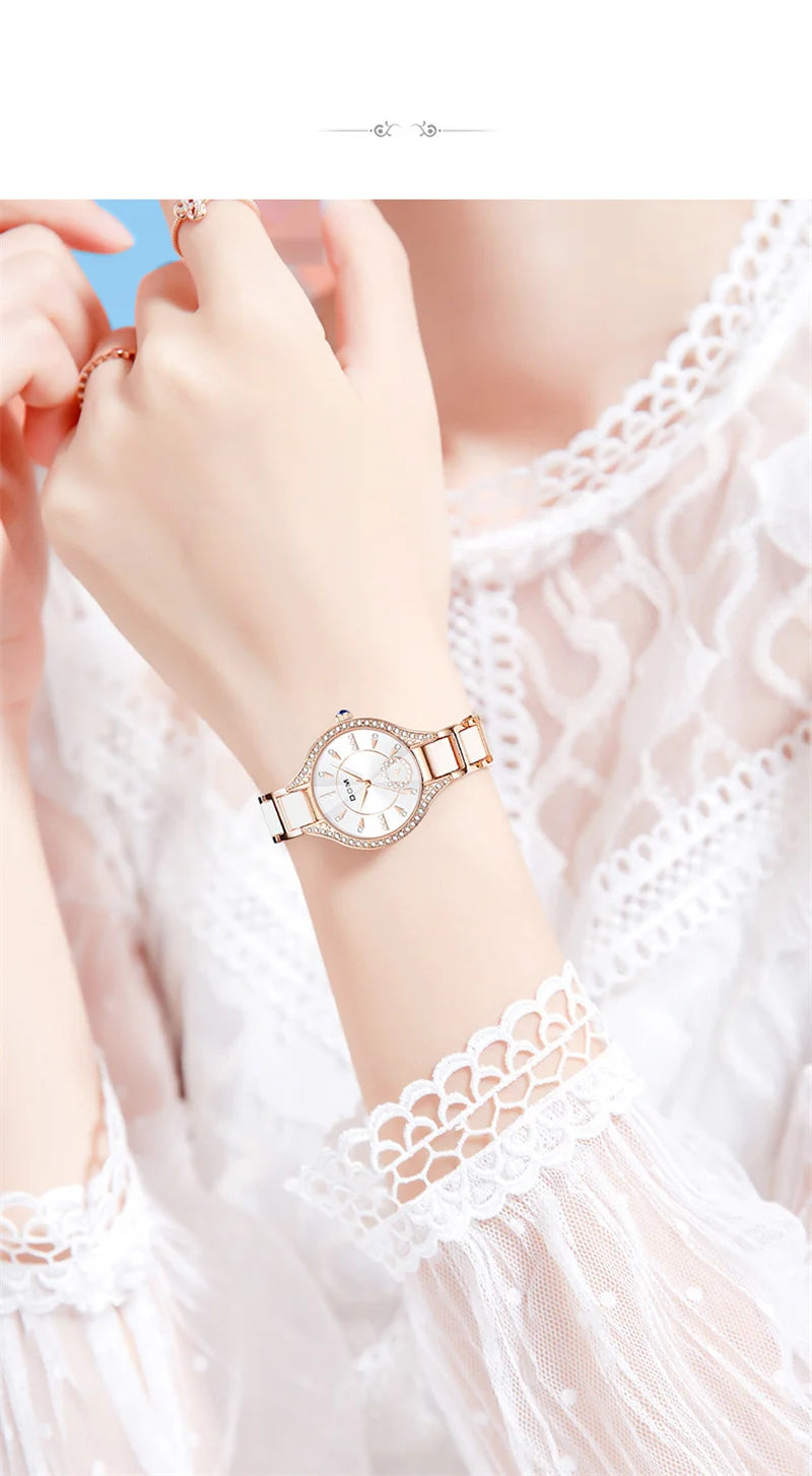 Stainless Steel Elegant Luxury Watch for Women