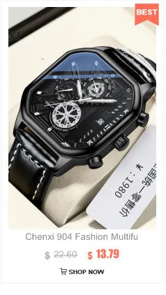 Stainless Steel Hollow Automatic Self-Wind Luminous Mechanical Watch for Men