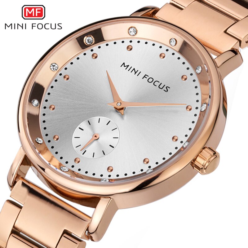 Rose Gold Stainless Steel Ladies Watch