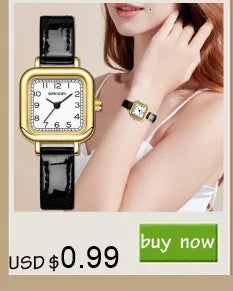 Stainless Steel 0.15ct Diamond Quartz Watch for Women