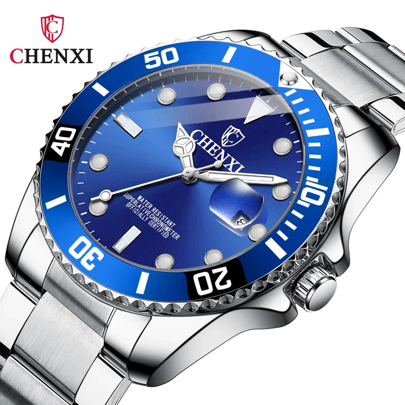 Stainless Steel Quartz Watch for Men