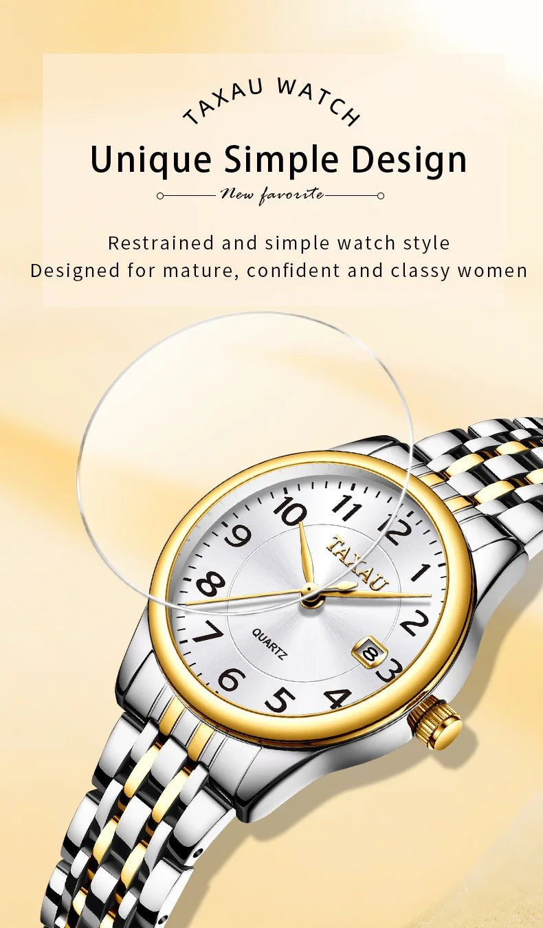 Stainless steel Quartz Watch for Women