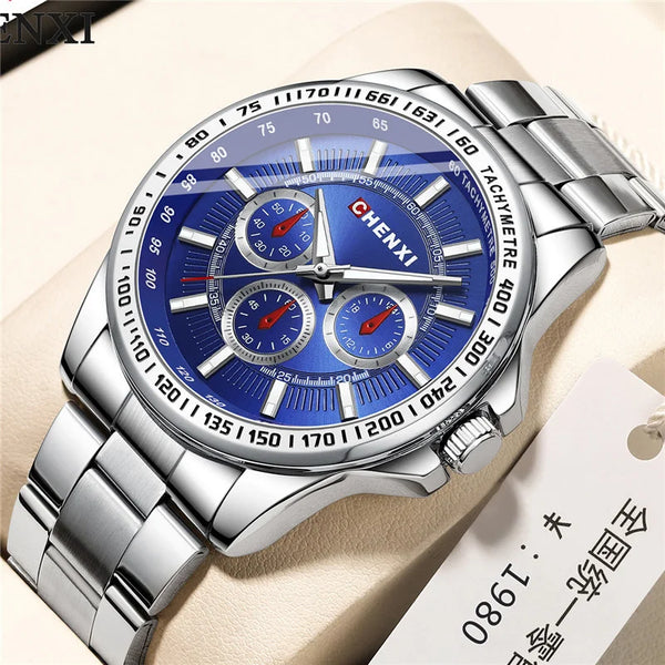 Stainless Steel Quartz Watch for Men