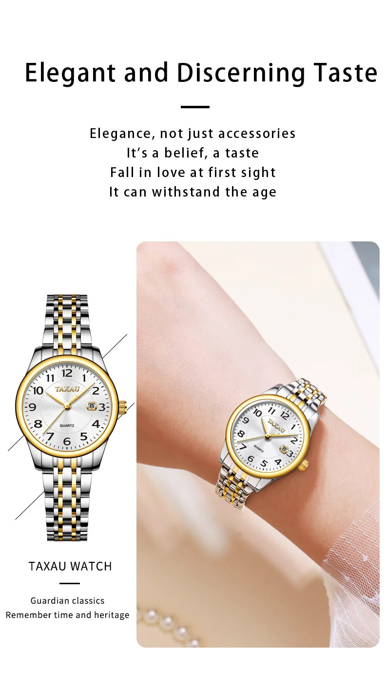 Stainless Steel Quartz Quartz Watch for Women