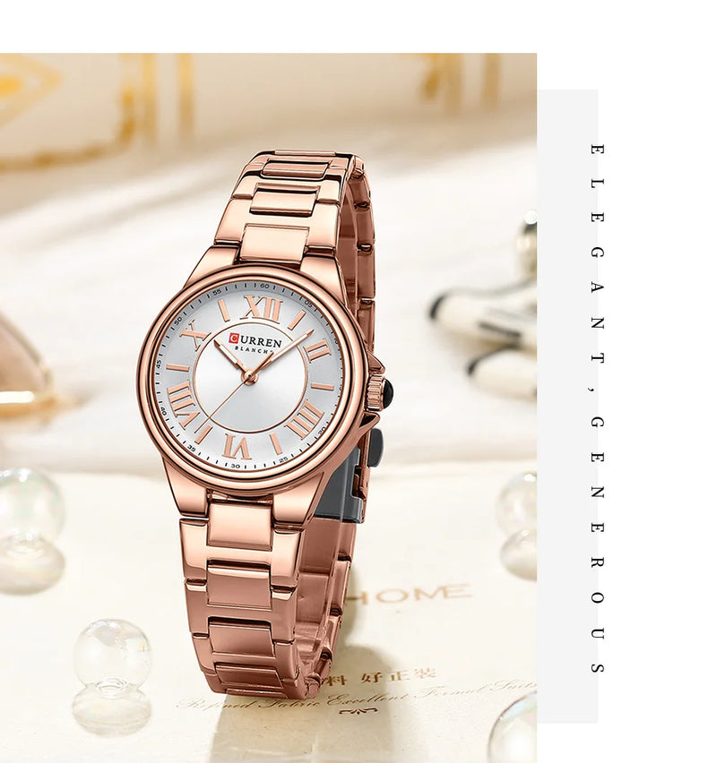 Stainless Steel Quartz Watch for Women.