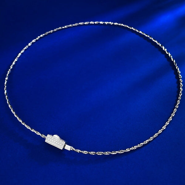 Wong Rain Personality 925 Sterling Silver Lab Sapphire Gemstone Sparkling Necklace for Women Jewelry Gifts Free Shipping