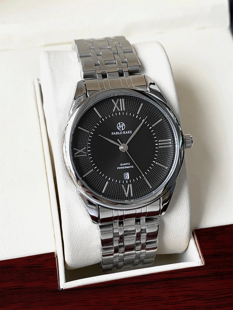 Luxury Luminous Steel Wristwatch for Men - High Quality Waterproof Quartz Fashion Clock