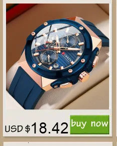 Stainless Steel Quartz Watch, Waterproof, for Men