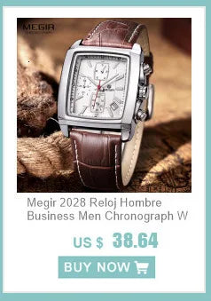 Stainless Steel Quartz Chronograph Watch for Men