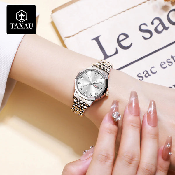 Stainless Steel Fashion Quartz Watch for Women