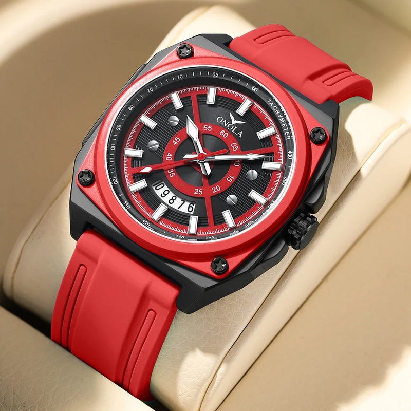 Silicone Multicolor Watches for Men