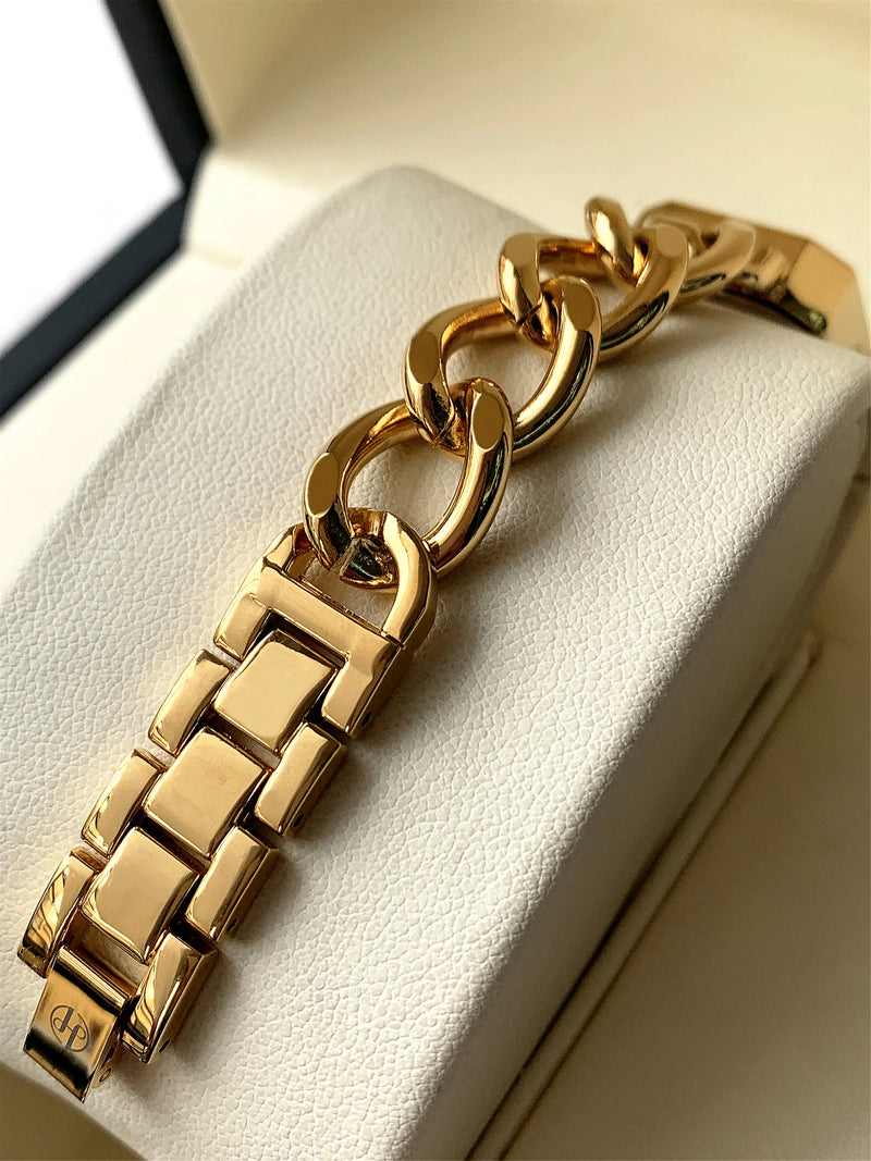 Luxury Women's Gold Stainless Steel Waterproof Quartz Wristwatch