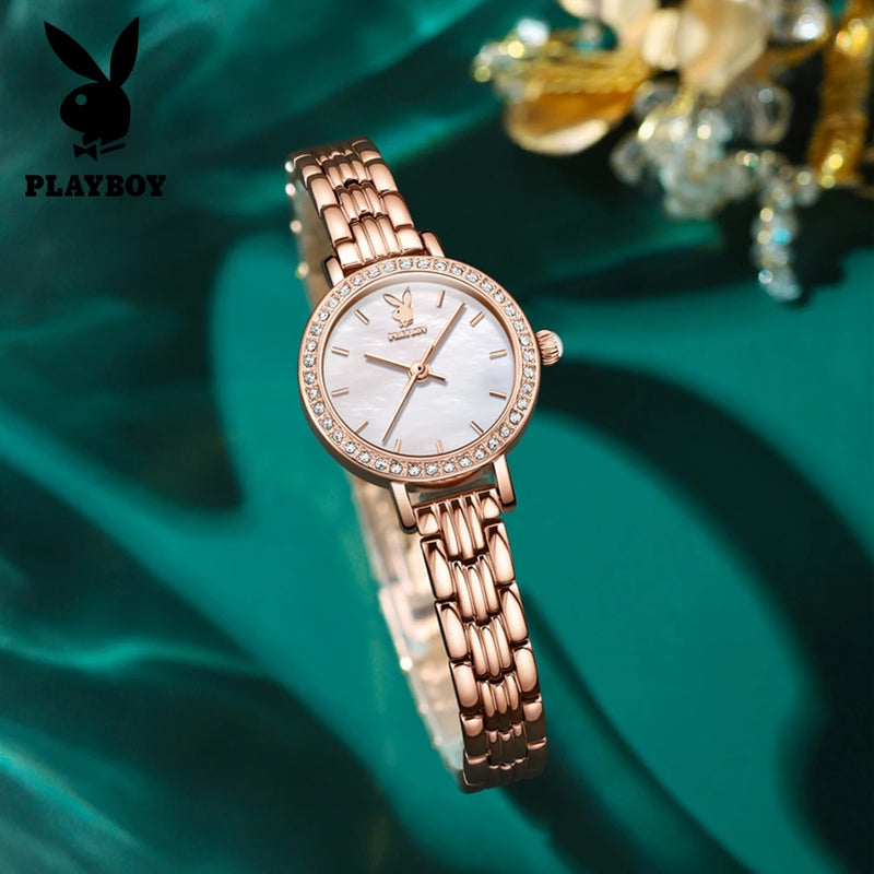 Stainless Steel Quartz Fashion Wristwatch for Women