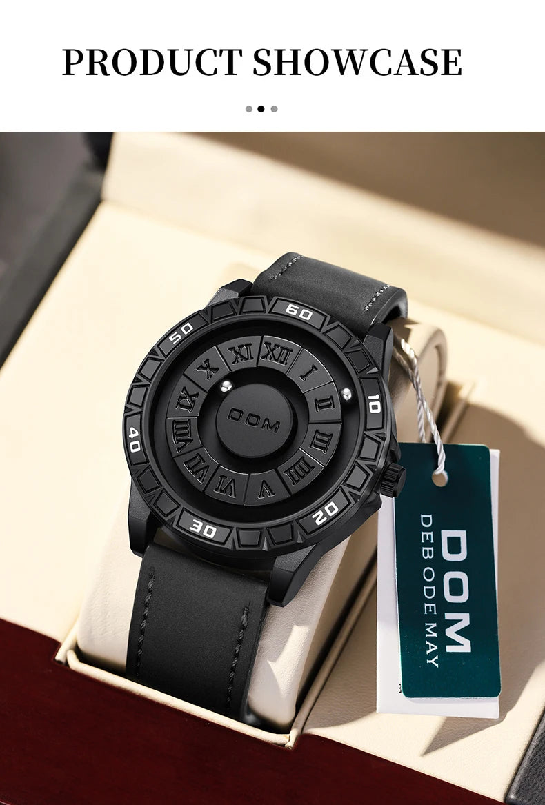 Stainless Steel Quartz Sports Watch for Men