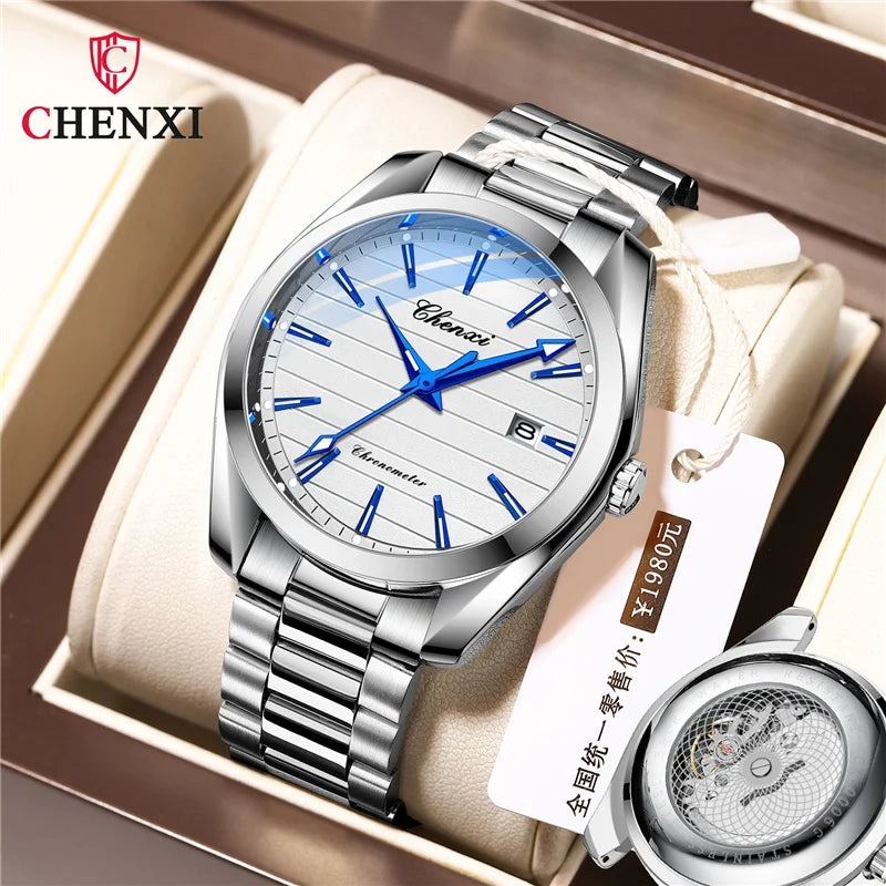 Stainless Steel Quartz Watch for Men