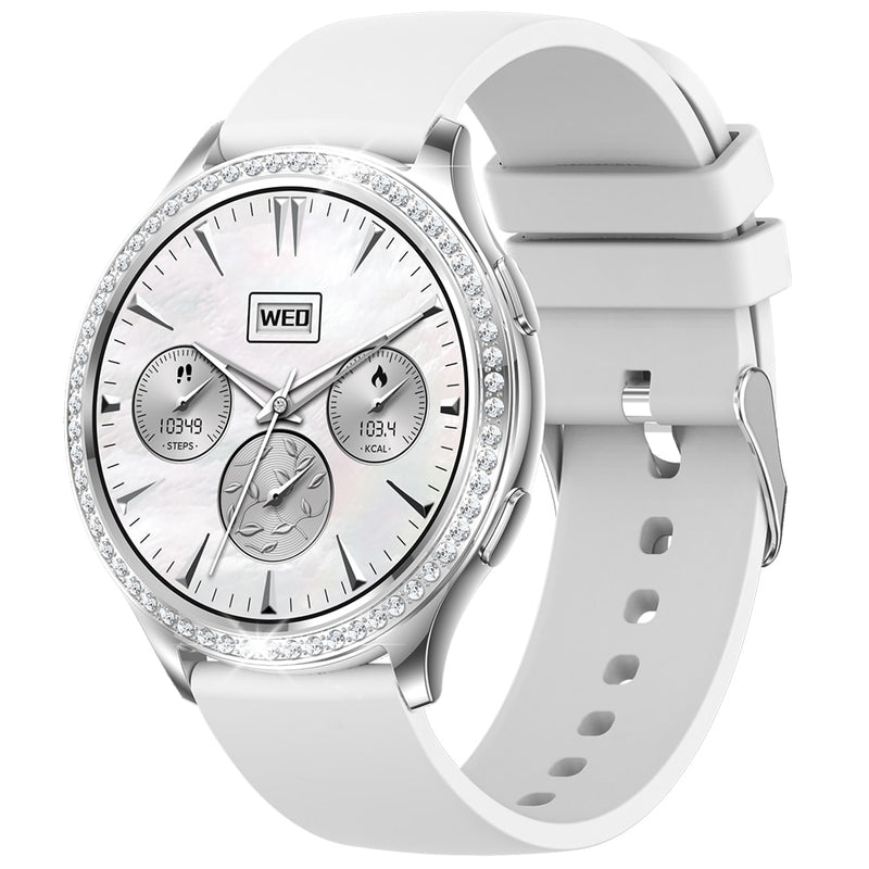 Smartwatch with AI Voice Assistant and Health Monitor for Women