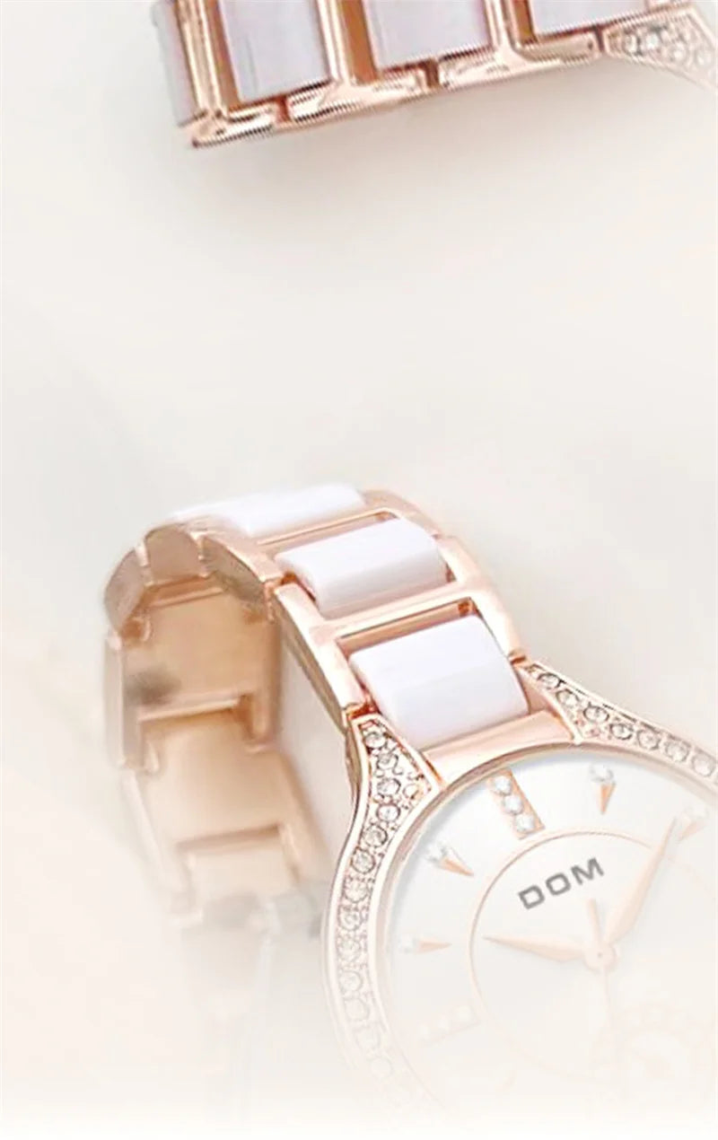 Stainless Steel Elegant Luxury Watch for Women