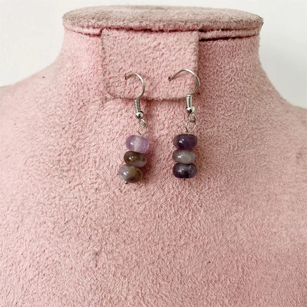 Sterling Silver Amethyst Jewelry Set for Women