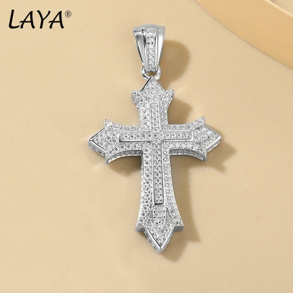 Sterling Silver Cross Pendant for Men and Women