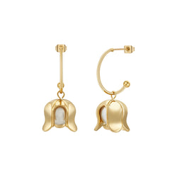 ENFASHION Fancy Pearl Drop Earring Gold Color For Women Earrings Trendy Simple Fashion Everyday Jewelry Dropshipping E231508