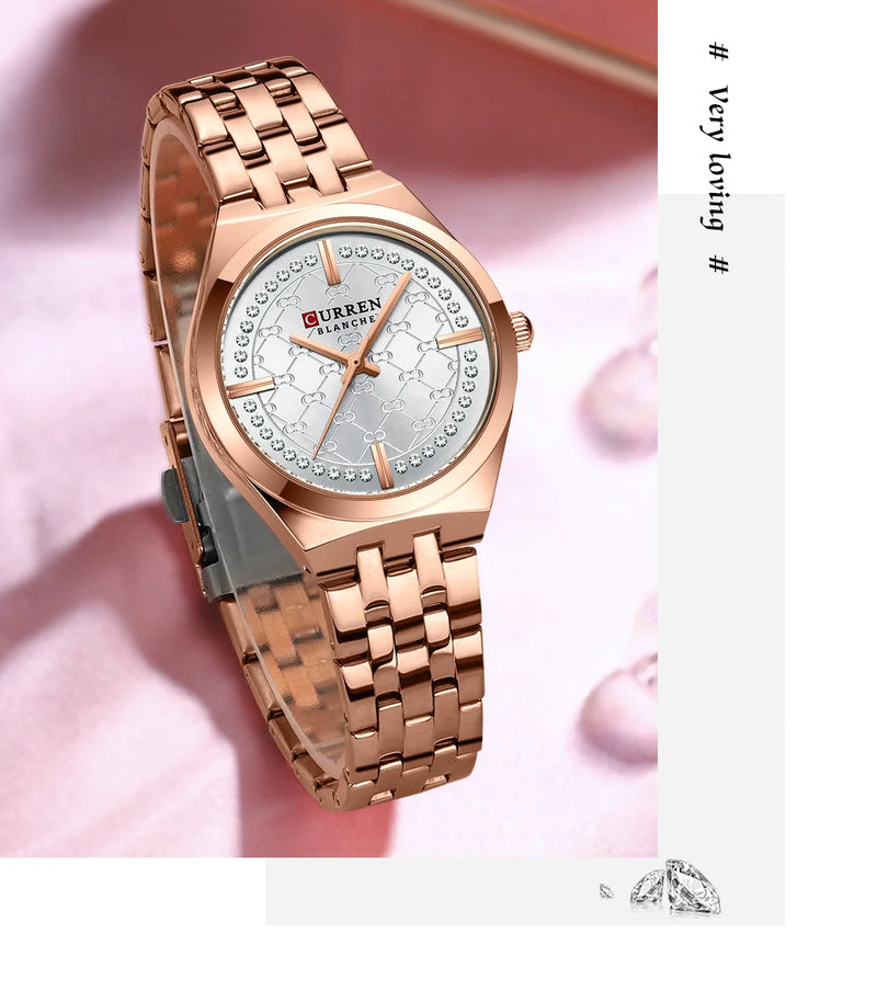 Stainless Steel Quartz Watch for Women