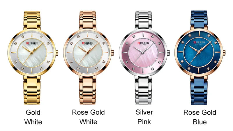 Stainless Steel Quartz Watch for Women