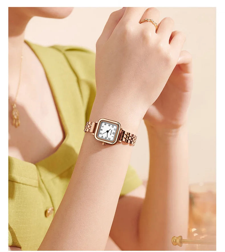 Stainless Steel Quartz Watch for Women