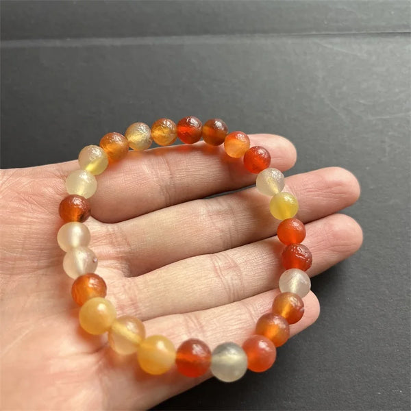 Natural Agate Bracelet, 8mm, for Women