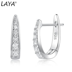 925 Sterling Silver Earrings with Stones for Women